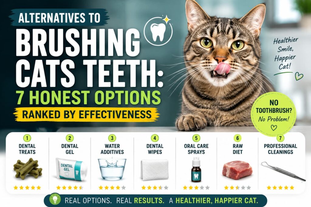 Alternatives to Brushing Cats Teeth