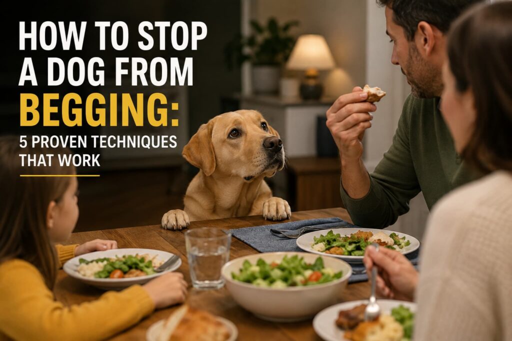 How to Stop a Dog from Begging