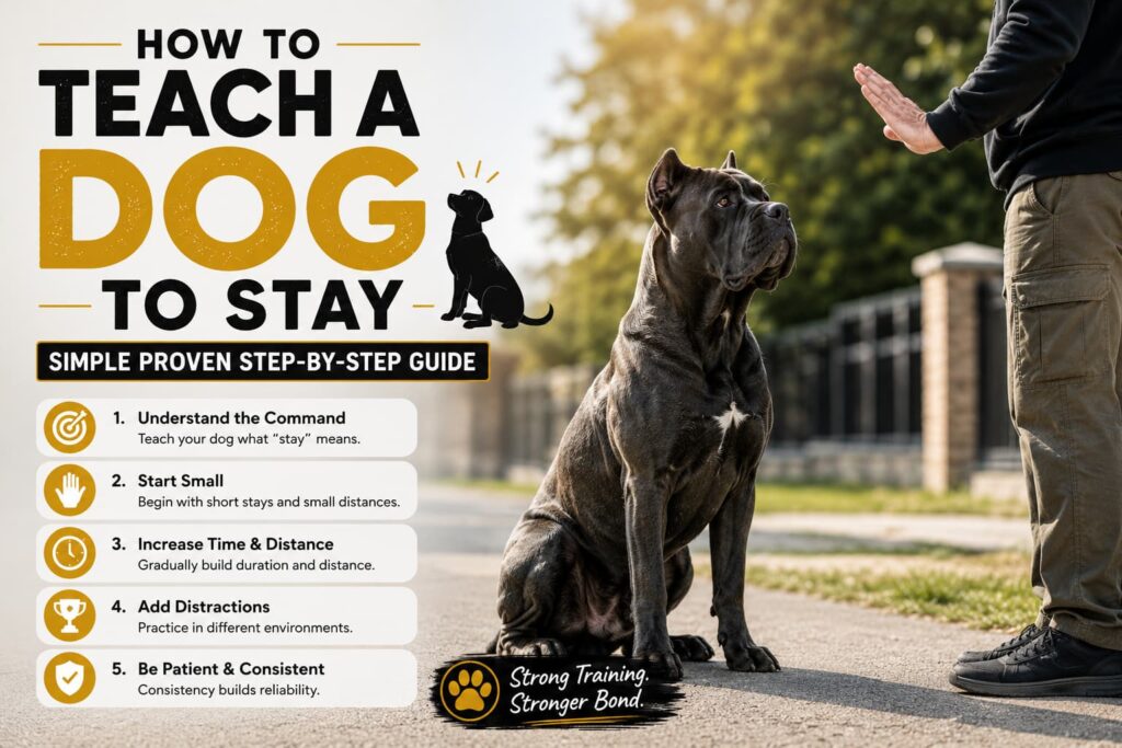 How to Teach a Dog to Stay