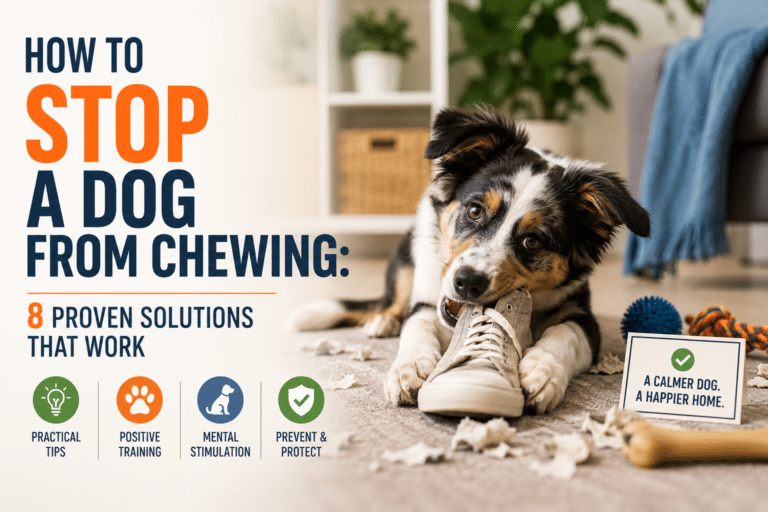 How to stop a dog from chewing