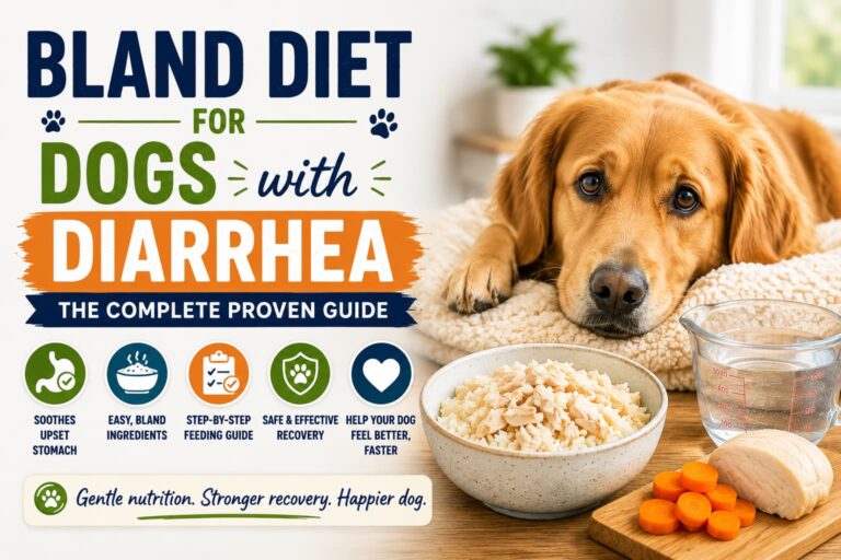 bland diet for dogs with diarrhea
