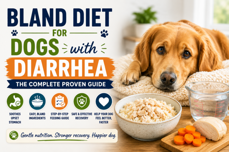 bland diet for dogs with diarrhea
