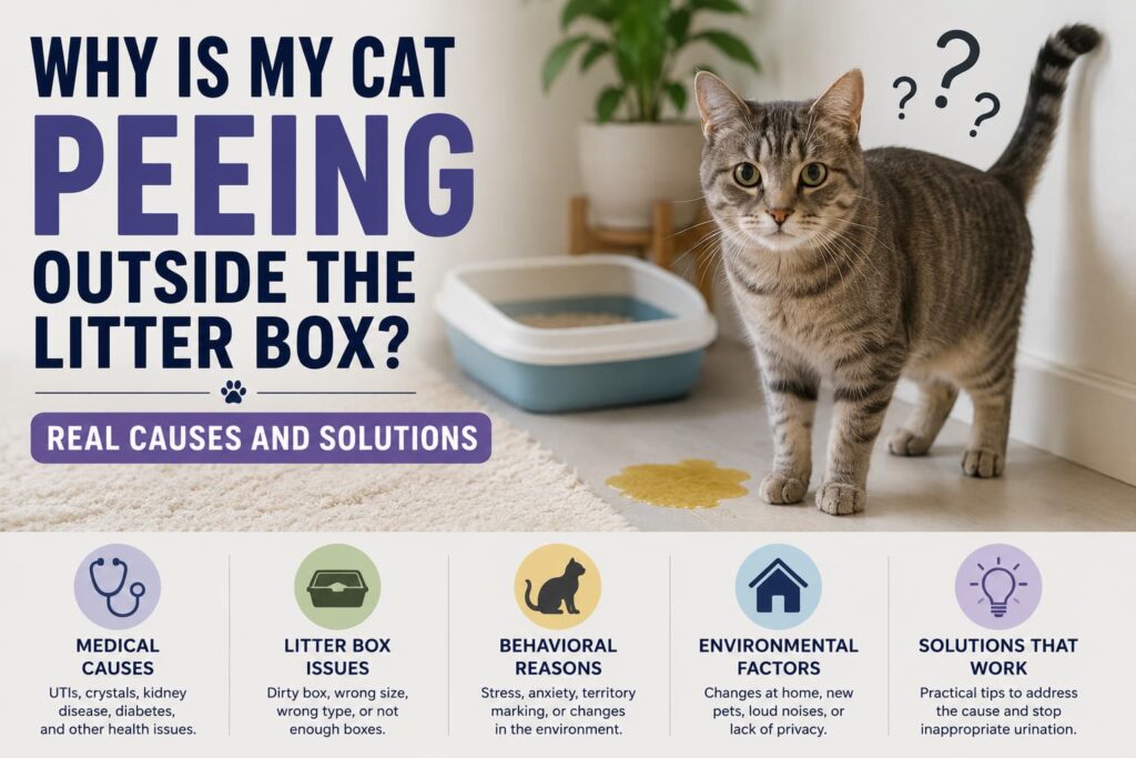 Why Is My Cat Peeing Outside the Litter Box?