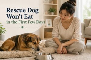 Rescue Dog Won’t Eat in the First Few Days: What’s Normal and When to Worry